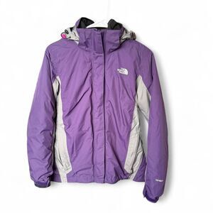 The North Face Women’s 3-in-1 Triclimate Purple Hooded Jacket Removable Fleece M